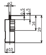 横型スタンド用測定端子