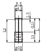 横型スタンド用測定端子