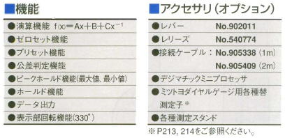 ミツトヨ　543シリーズ　演算形デジマチックインジケーター　ID-C112RB　543-285B