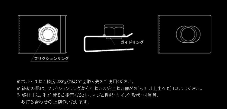 冨士精密　クリップ　U-ナット