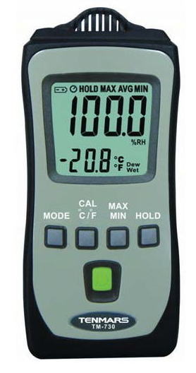 ミニポケット型温湿度・露点計 TM-730 / デジタル温湿度・露点計 FUSO-8736（外部温度1 点式） / デジタル温湿度・露点計 FUSO-8746（外部温度2 点式） 