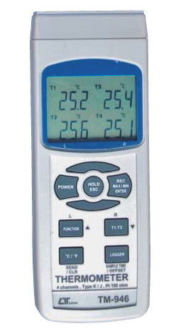 4chデータロガー温度計 TM-946 / 赤外線温度分布測定器 TJ-200