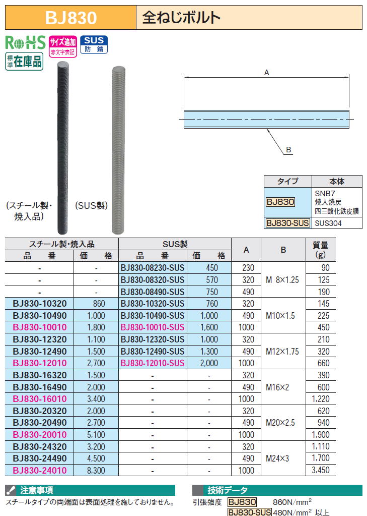 BJ830 S˂{g