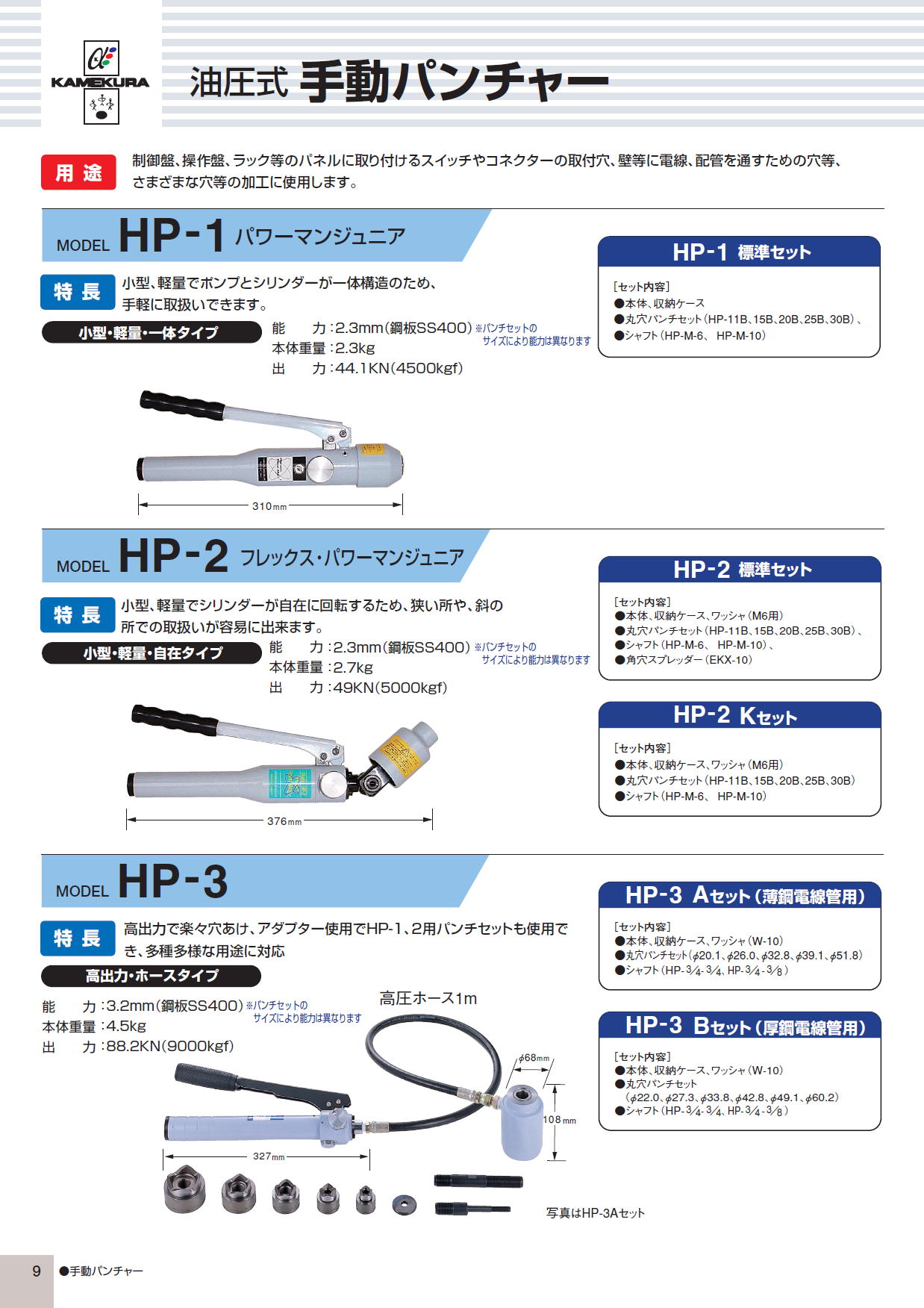 亀倉精機/KAMEKURAパンチャーHP-1