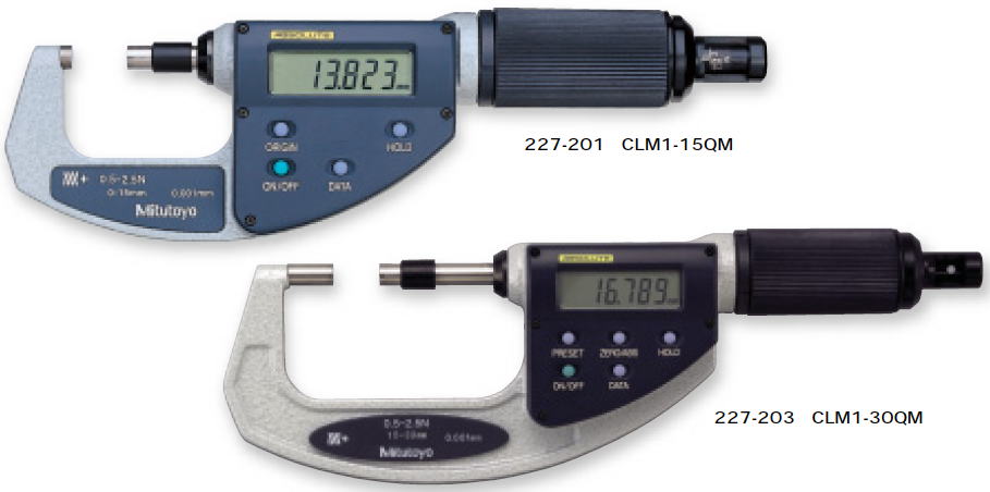 ミツトヨ 227シリーズ 測定力可変式デジマチックマイクロメーター