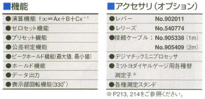□ミツトヨ　543シリーズ　演算形デジマチックインジケーター　ID-C112RB　543-285B