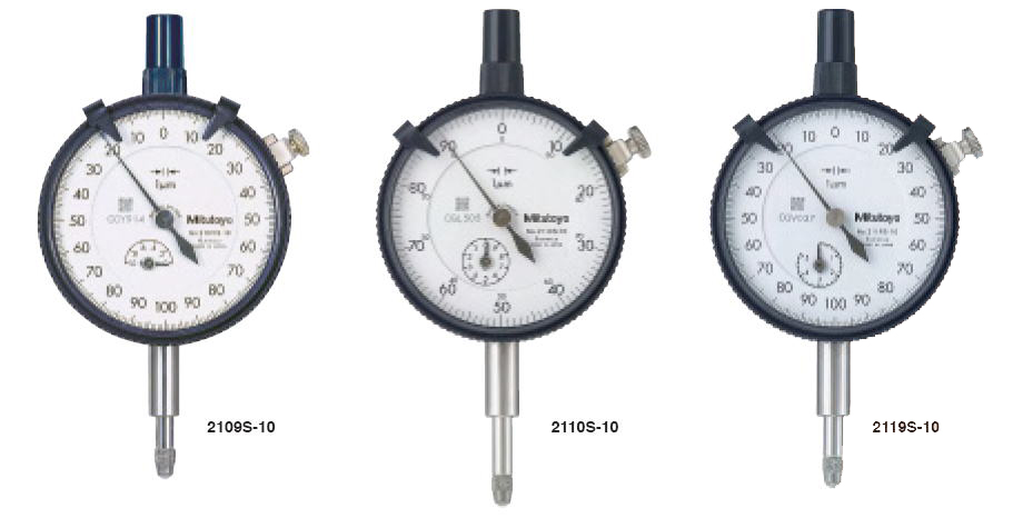 ミツトヨ　2シリーズ　標準形ダイヤルゲージ（目量0.001・0.005mm）