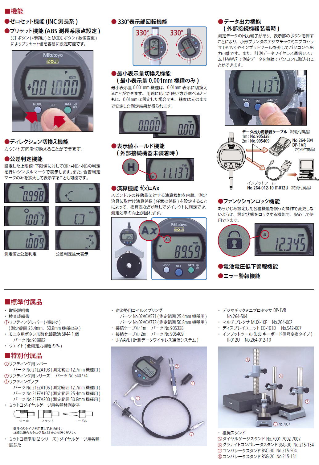 【正規通販】 ミツトヨ ID-C112JXB2 ｼｸﾞﾅﾙﾃﾞｼﾞﾏﾁｯｸｼﾝｼﾞｹｰﾀｰ(543-350B-10 その他