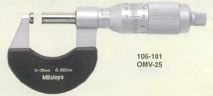 直進式ミクロンマイクロメーターOMV