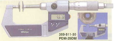 直進式歯厚マイクロメータPDM-DM/QM・CLM-DK・PDM