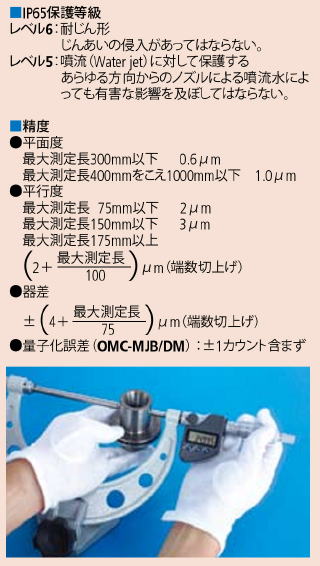 ミツトヨ 340・104シリーズ 替えアンビル式外側マイクロメーター OMC