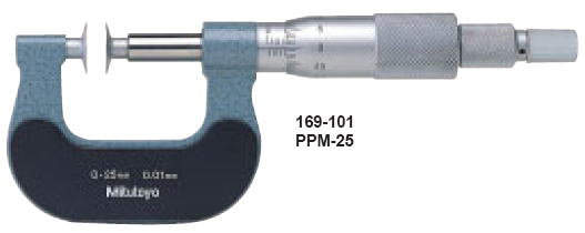 ミツトヨ 169シリーズ 直進式ペーパマイクロメータ PPM（紙の厚みを 