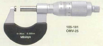 ミツトヨ 106シリーズ 直進式ミクロンマイクロメーター OMV