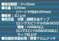 ミツトヨ 150シリーズマイクロメータヘッド（標準型） MHN