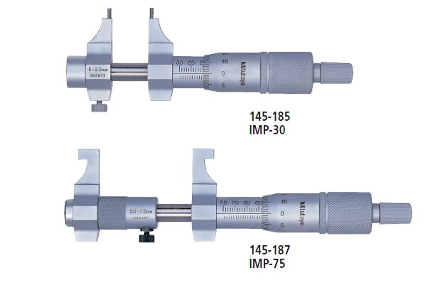 ミツトヨ 345 145シリーズ キャリパー形内測マイクロメータ IMP-M IMP