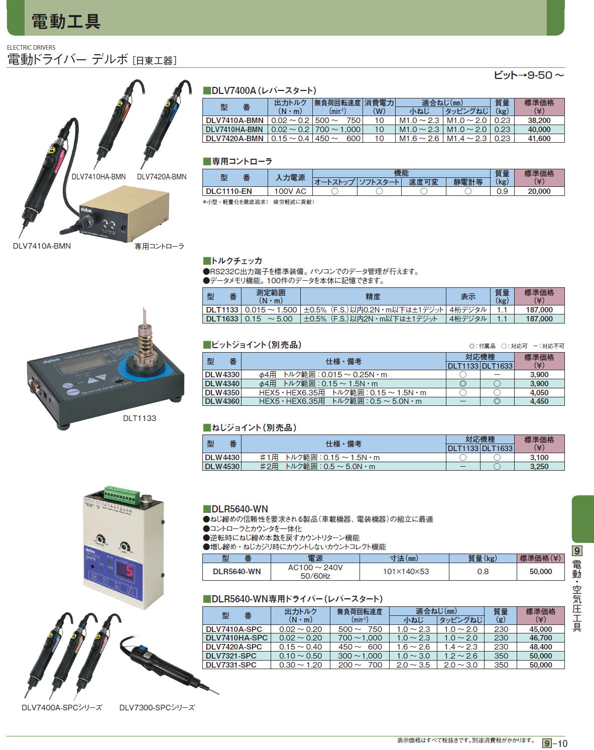 電動ドライバー デルボ［ 日東工器］