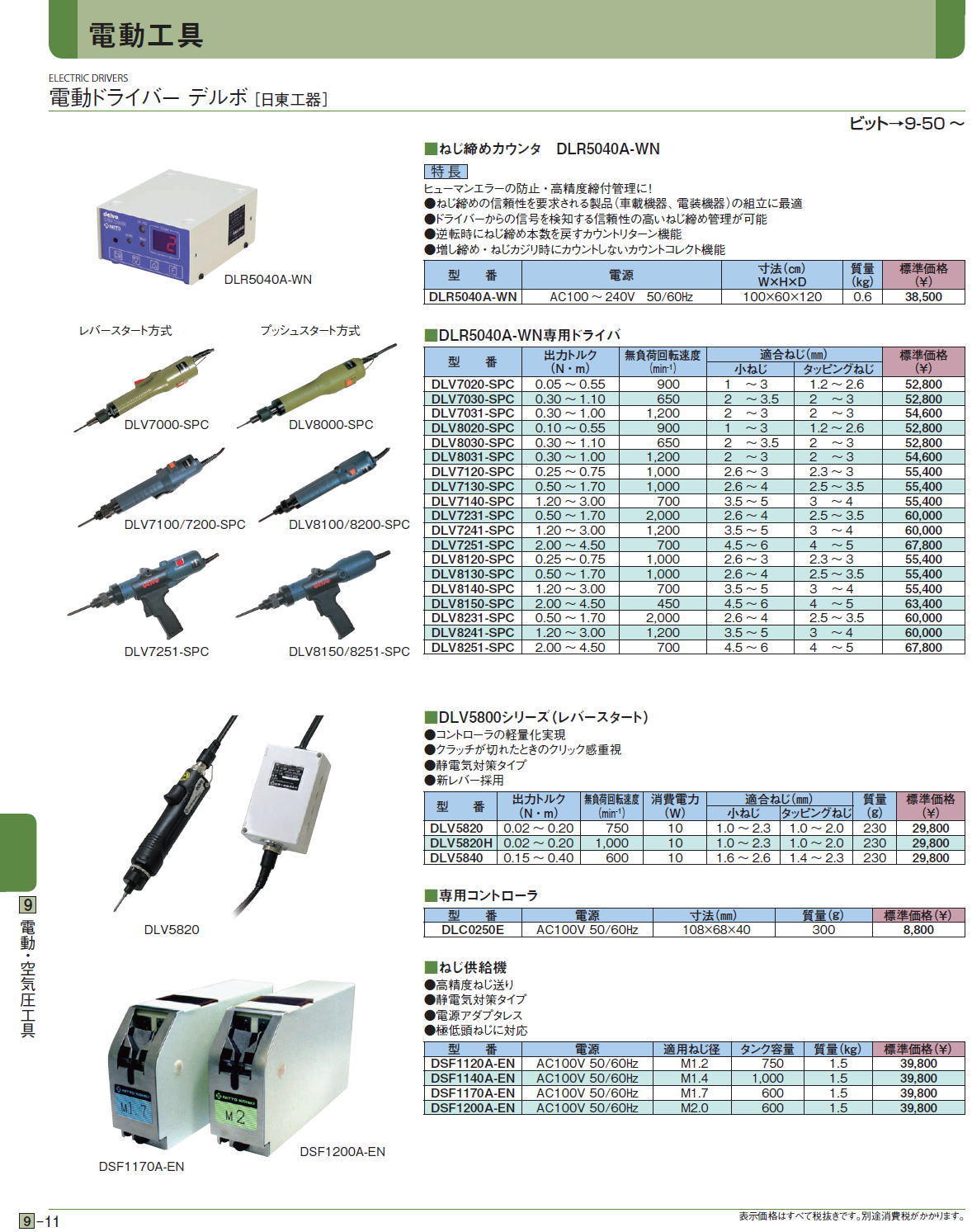 電動ドライバー デルボ［ 日東工器］