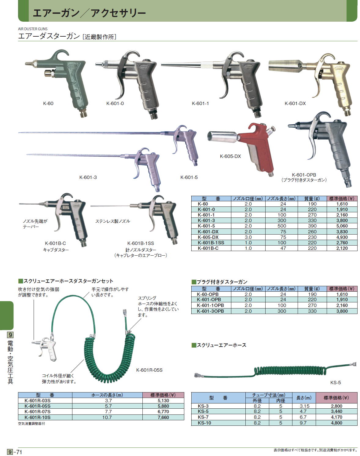 エアーガン／アクセサリー　エアーダスターガン［ 近畿製作所］