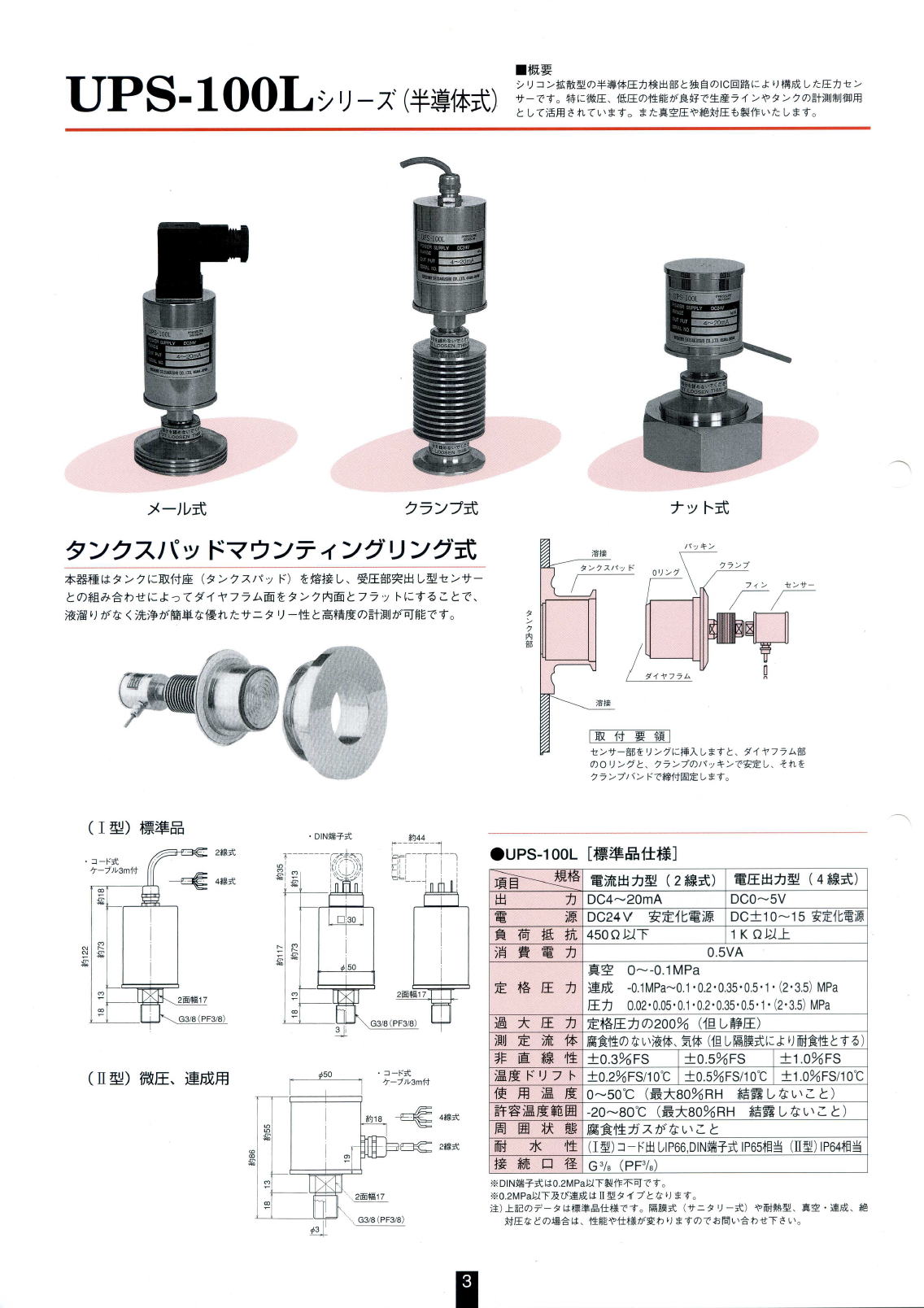 株式会社西野製作所　センサー　SENSORS 3