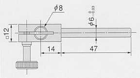 尾崎製作所　ピーコック精密測定機器　バックプランジャ形ダイヤルゲージ 196A 196A-6 196B 196B-T 196Z