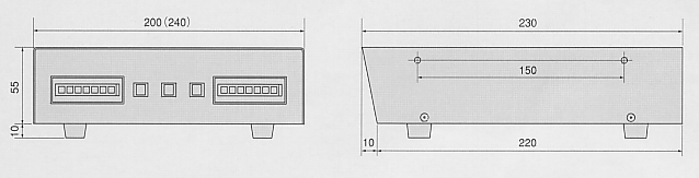 尾崎製作所　ピーコック精密測定機器　合否判定コンパレータシステム COM-5 COM-6