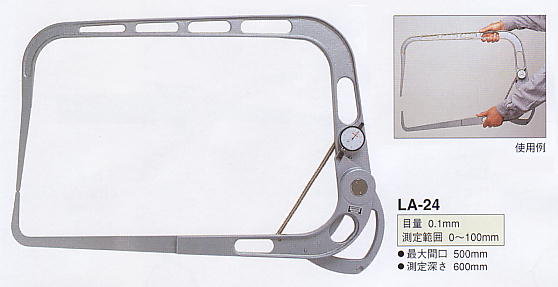 尾崎製作所 ピーコック ダイヤルキャリパーゲージ ＬＡ（外測）タイプ