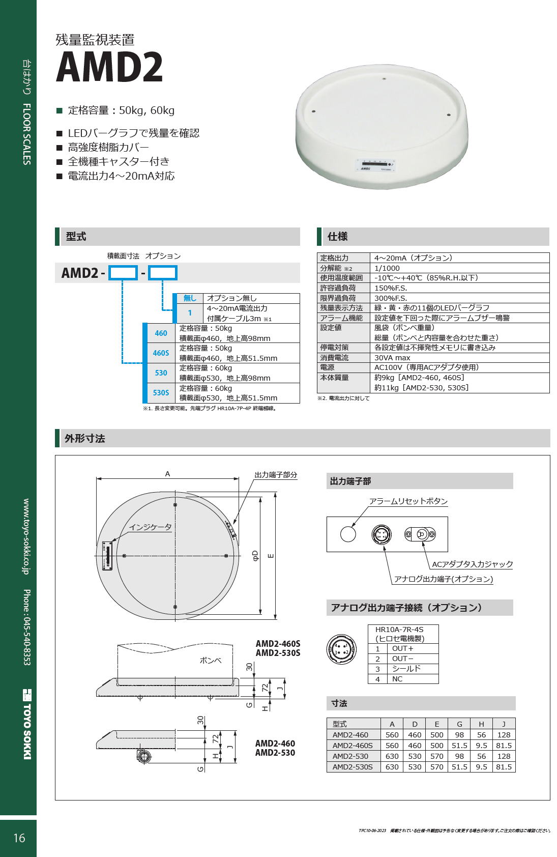 東洋測器 残量監視装置 AMD2