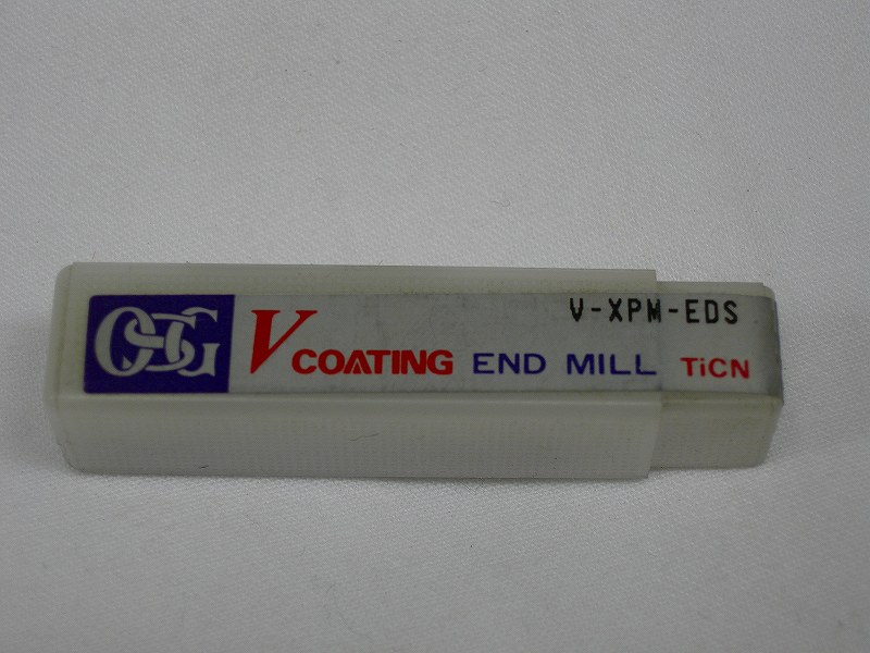 OSG 粉末ハイス2刃 ショート エンドミル(V-XPM-EDS) 1φ / 3φ 在庫限り特価
