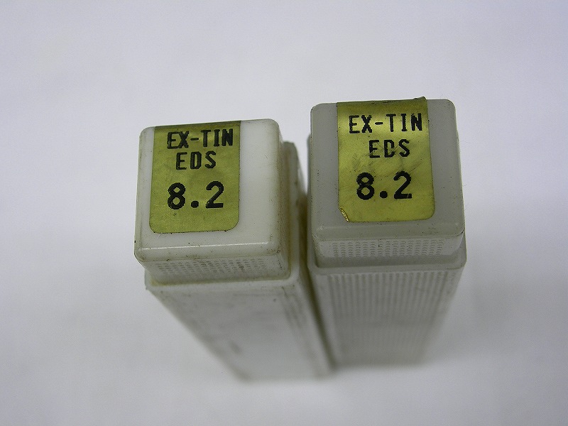オーエスジー(OSG)TiN 2枚刃 ショートエンドミル (EX-TIN-EDS)　8.2φ　刃長等は写真にて　シャンク10φ