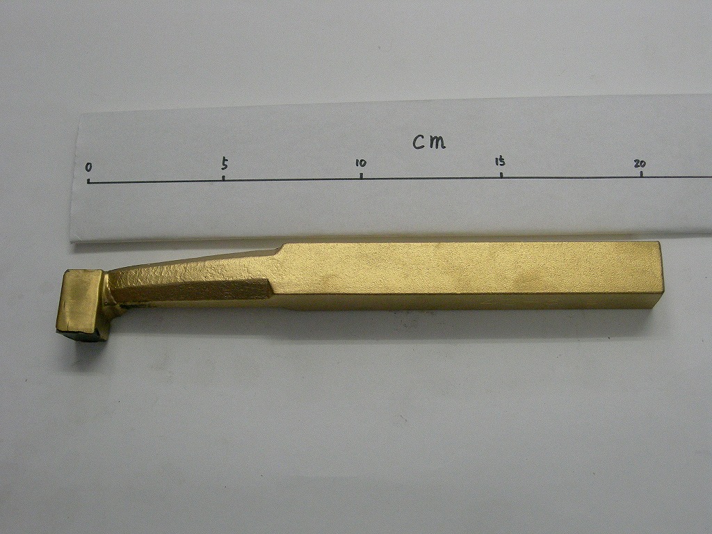 切削工具　バイト　S 42-3 19角　ゴールド