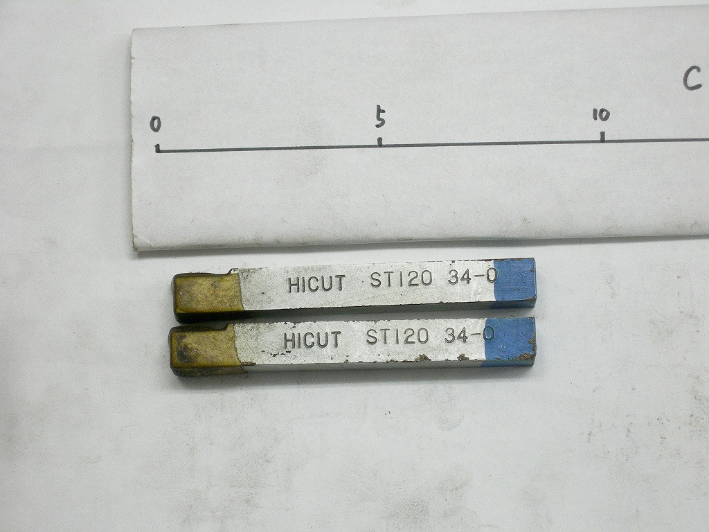 切削工具　バイト　34-0　9.5角　STi20 青　ハイカット