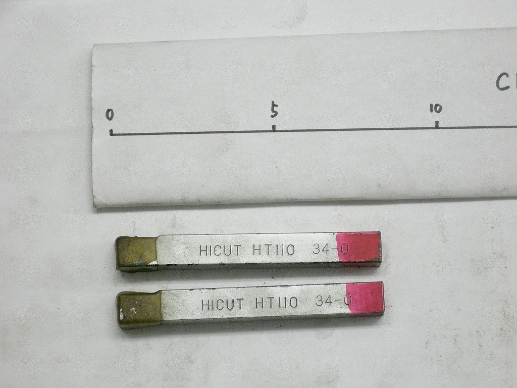 切削工具　バイト　34-0　9.5角　HTi10 赤　ハイカット